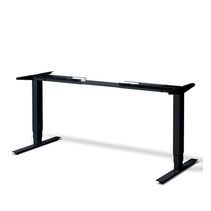 Elevate electric height adjustable standing desk black frame from Livewell Furniture at www.livewellfurniture.co.uk 