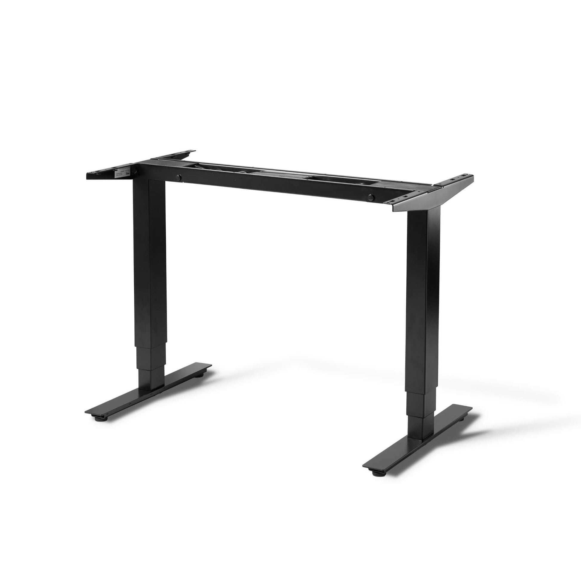 Elevate Mini electric height adjustable standing desk black frame from Livewell Furniture at www.livewellfurniture.co.uk