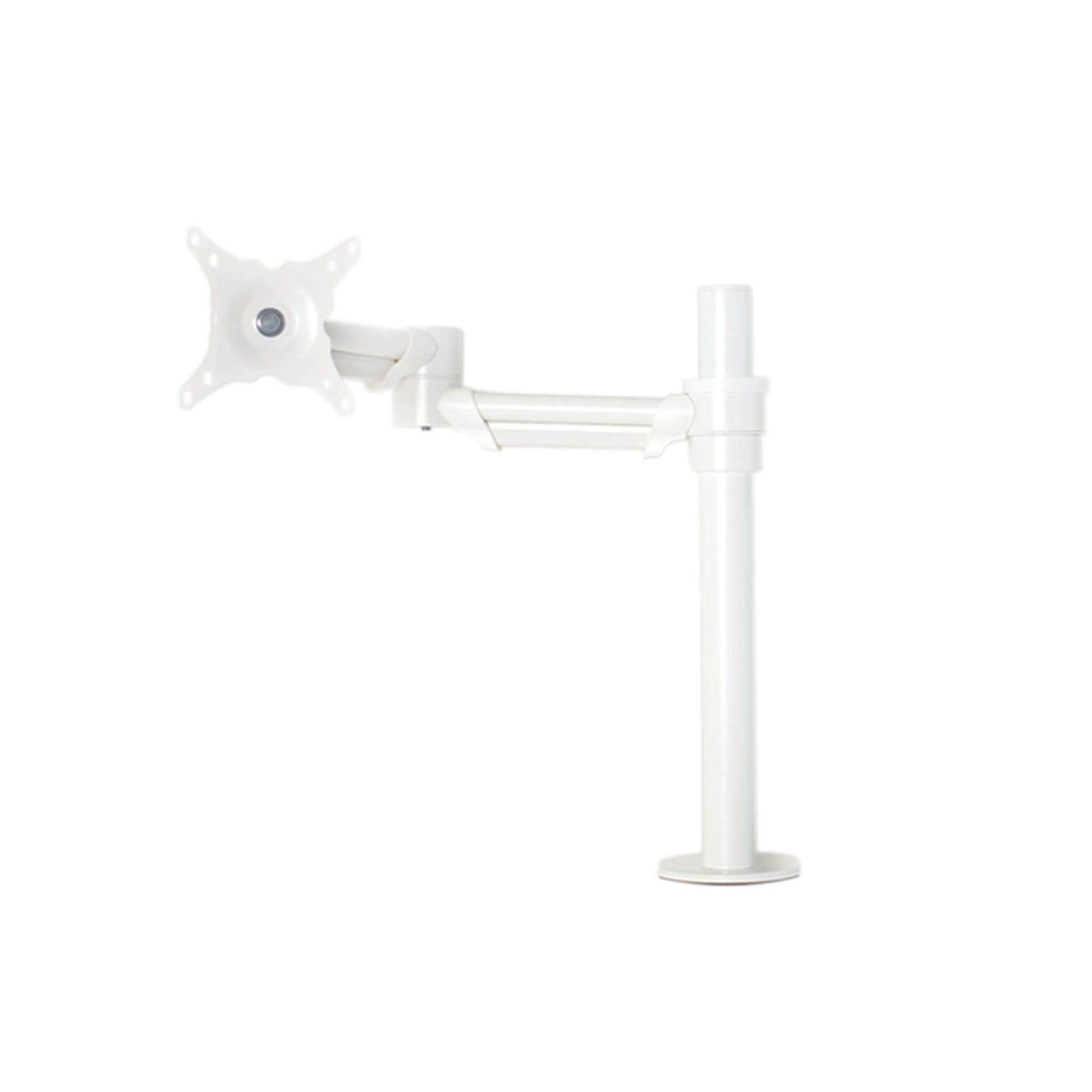 White single monitor arm from Livewell Furniture at www.livewellfurniture.co.uk